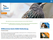 Tablet Screenshot of nabu-rottenburg.de